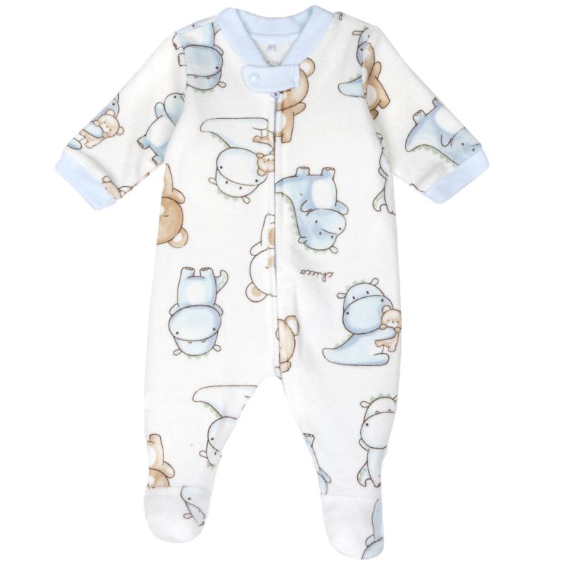JUMPSUIT - LIGHT BLUE PRINTED