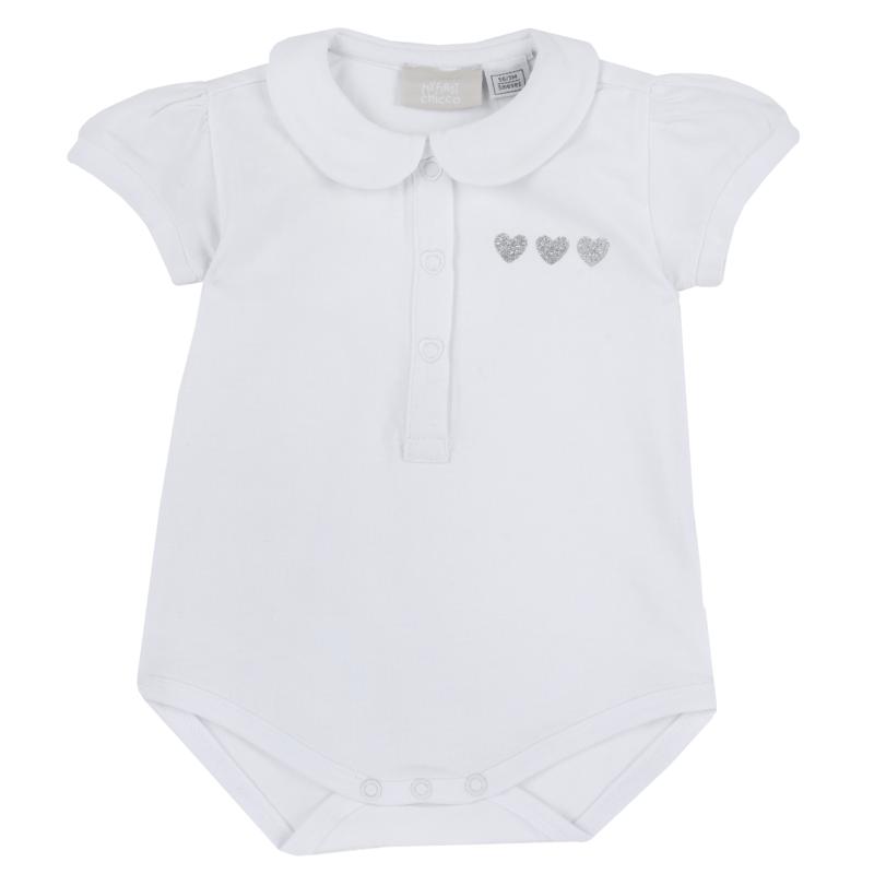 BODYSUIT SHORT SLEEVE - WHITE