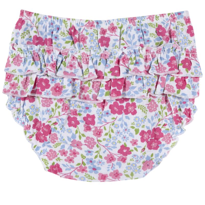 SET 2: DRESS SLEEVELESS + UNDERPANTS - PINK PRINTED