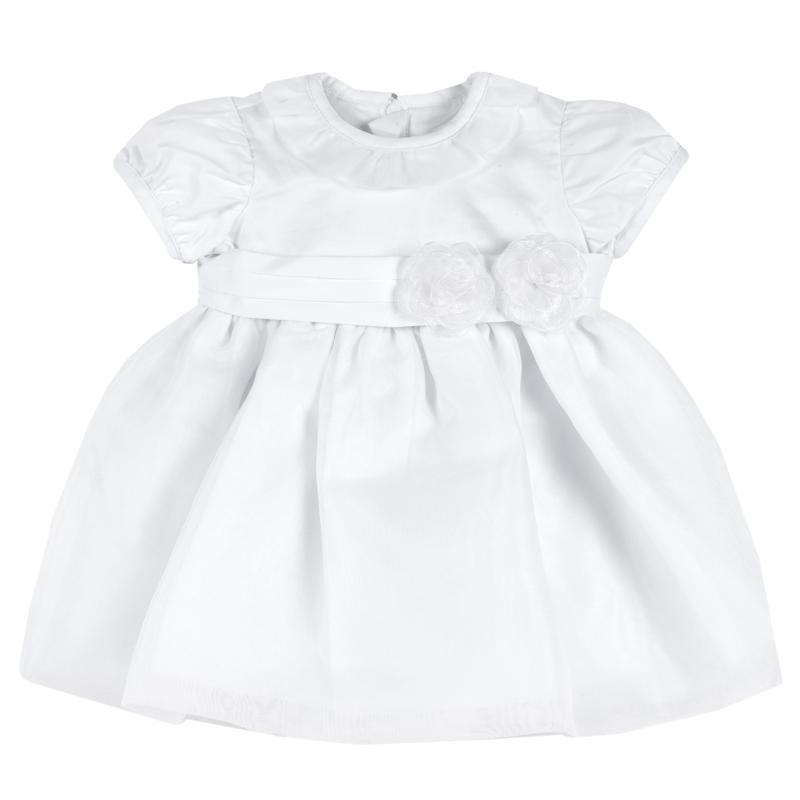 DRESS SHORT SLEEVE - WHITE