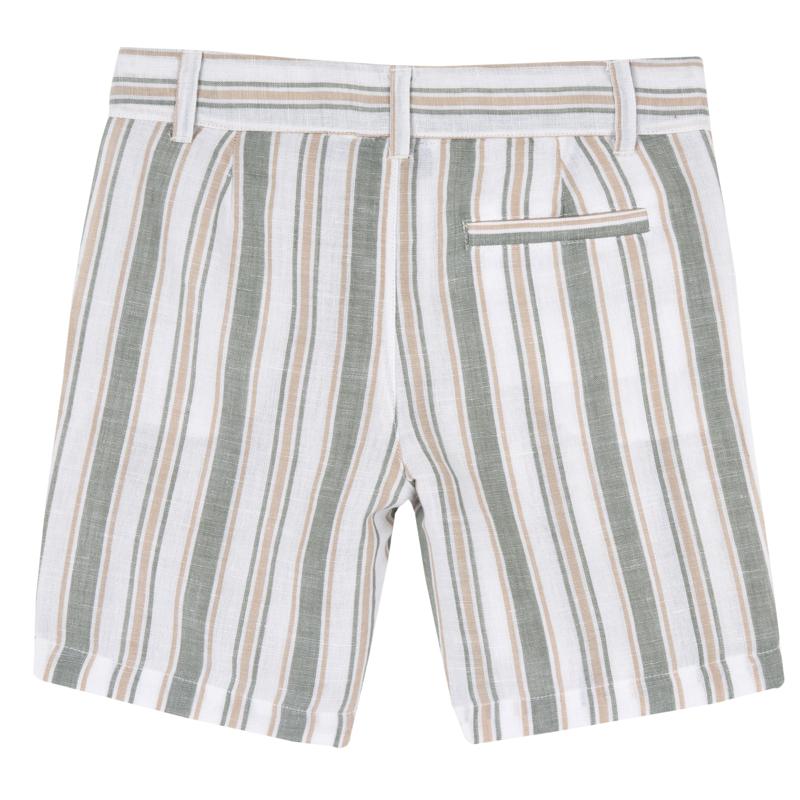 SHORTS - NATURAL STRIPED