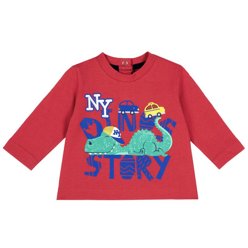 T-SHIRT LONG SLEEVE - LIGHT RED