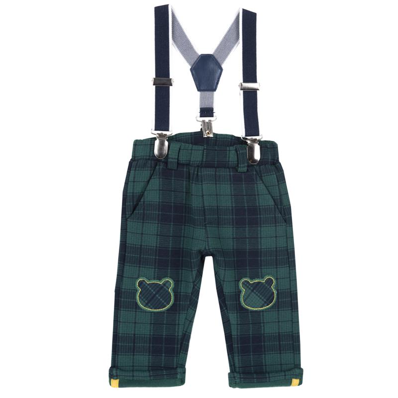 TROUSERS - GREEN PRINTED