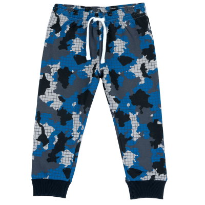 PANTS - GREY PRINTED