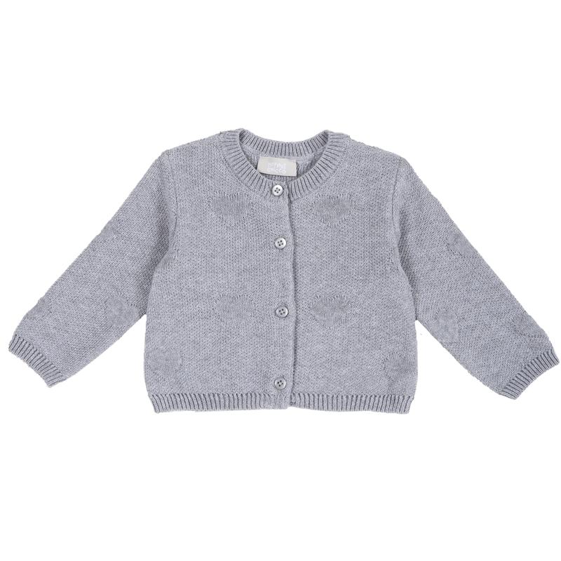 CARDIGAN - MEDIUM GREY