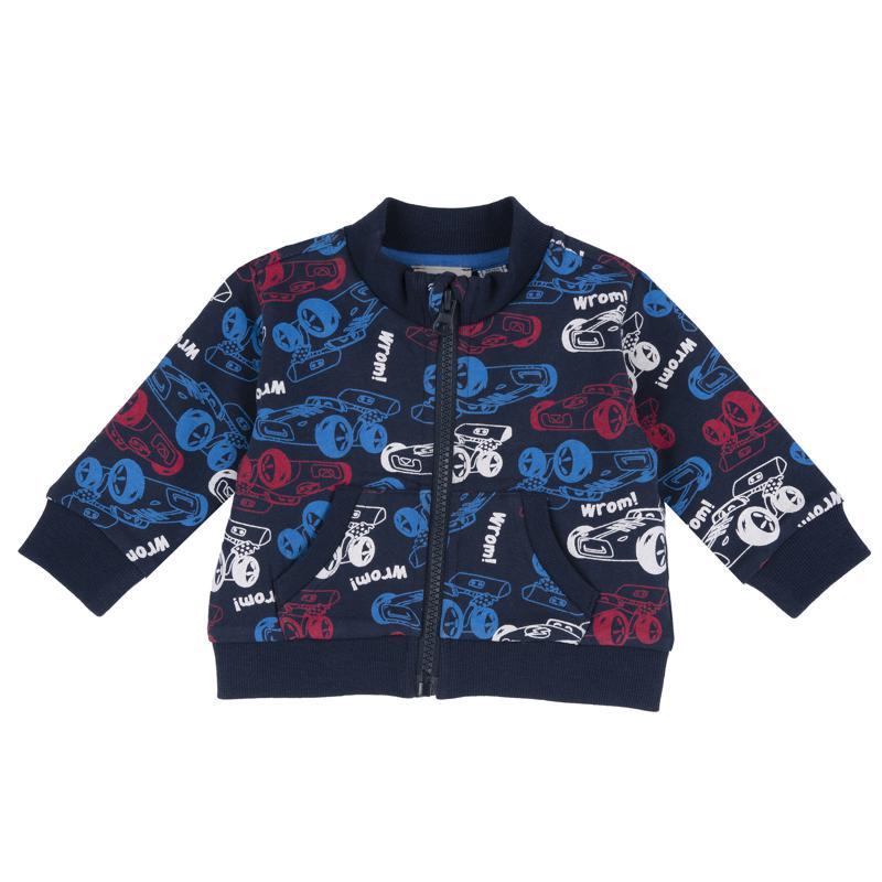 SWEATSHIRT - BLUE PRINTED