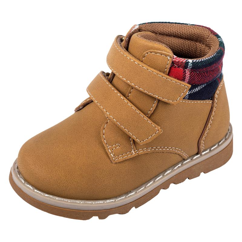 ANKLE BOOTS - BROWN/YELLOW