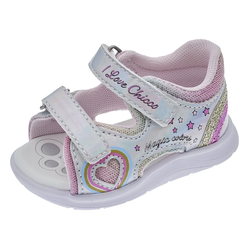 SANDALS - LILAC PRINTED