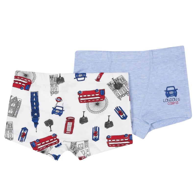 BOXERS 2 PACK - LIGHT BLUE