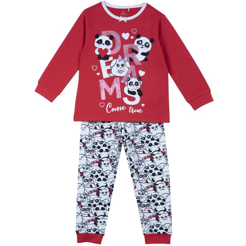 PIJAMA LONG SLEEVE - MEDIUM RED