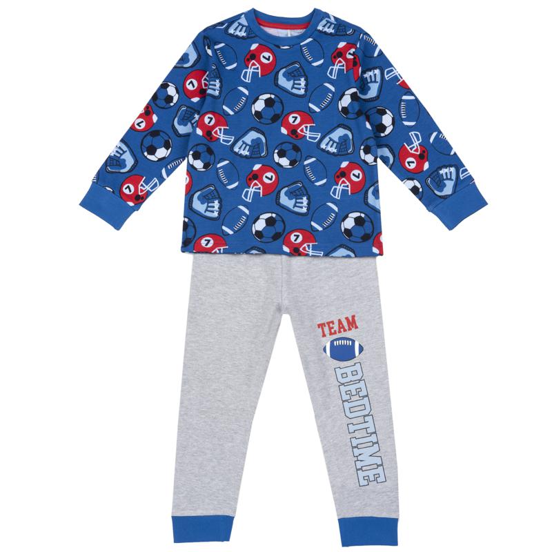 PIJAMA LONG SLEEVE - MEDIUM BLUE