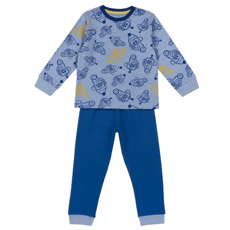 PIJAMA LONG SLEEVE - MEDIUM BLUE