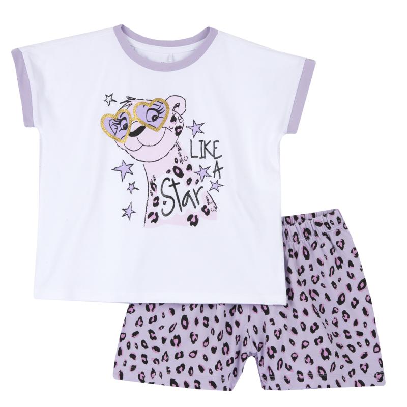 PIJAMA SHORT SLEEVE - MEDIUM LILAC