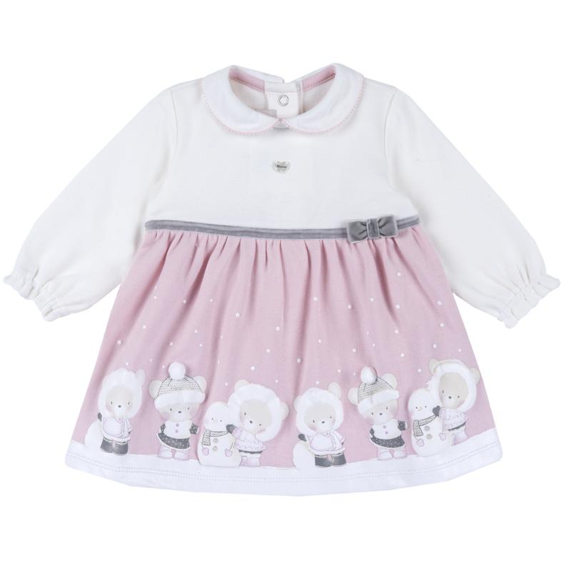 DRESS LONG SLEEVE - PINK