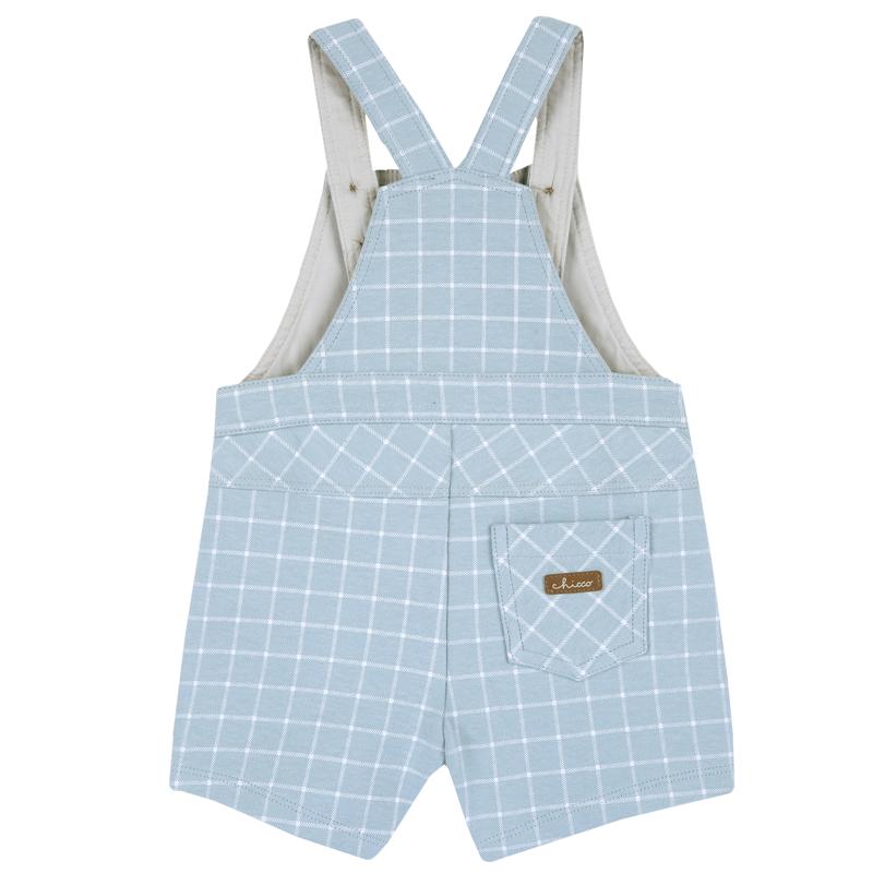 SHORT DUNGAREES - MEDIUM LIGHT BLUE