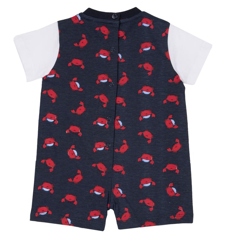 ROMPER SHORT SLEEVE - DARK BLUE