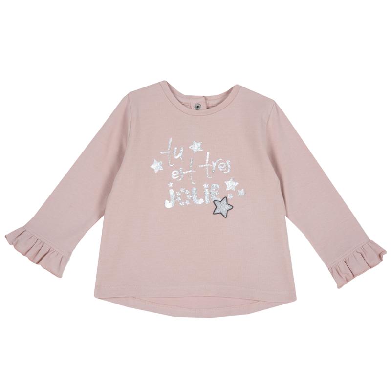 T-SHIRT LONG SLEEVE - LIGHT PINK
