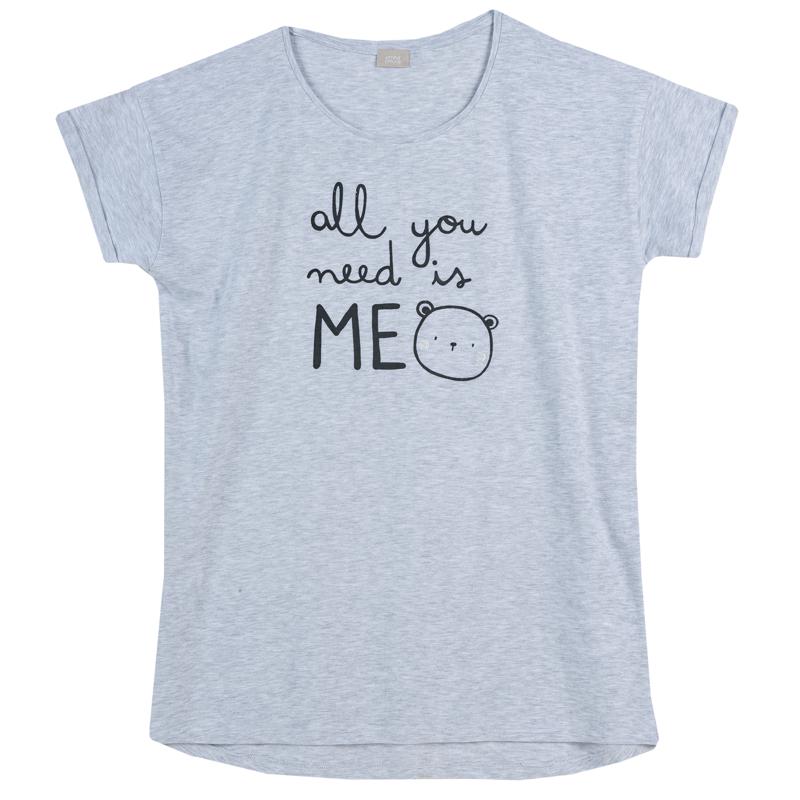 T-SHIRT SHORT SLEEVE - LIGHT GREY