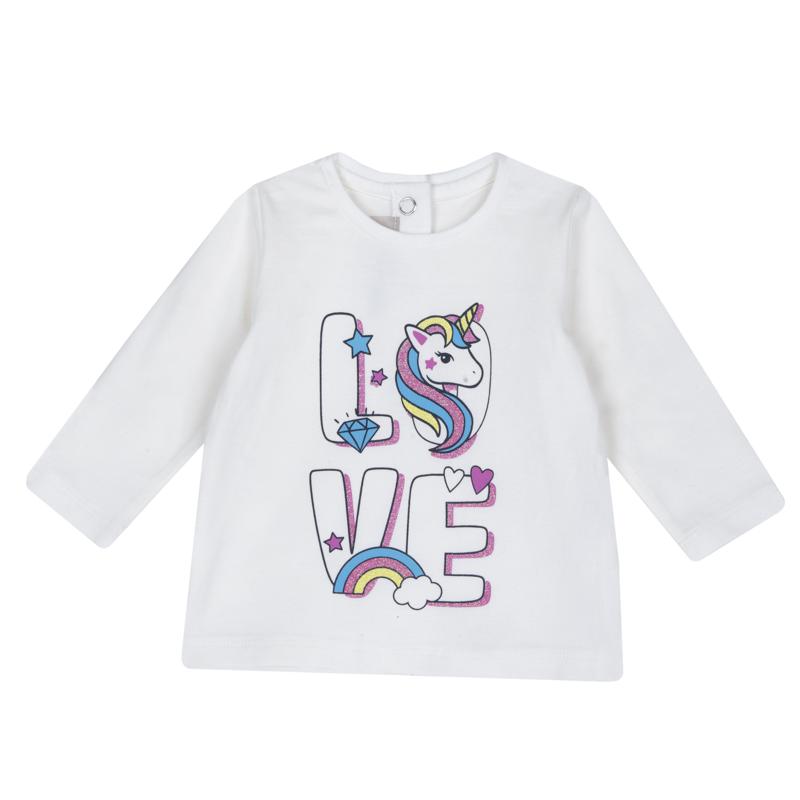 T-SHIRT LONG SLEEVE - WHITE