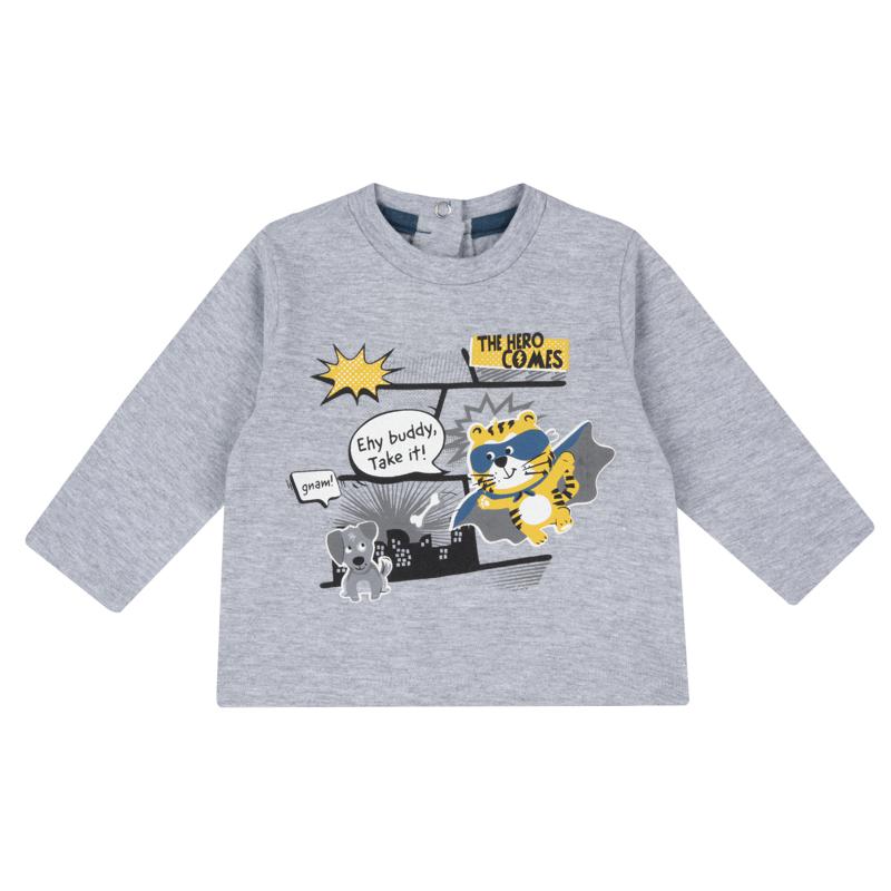 T-SHIRT LONG SLEEVE - LIGHT GREY