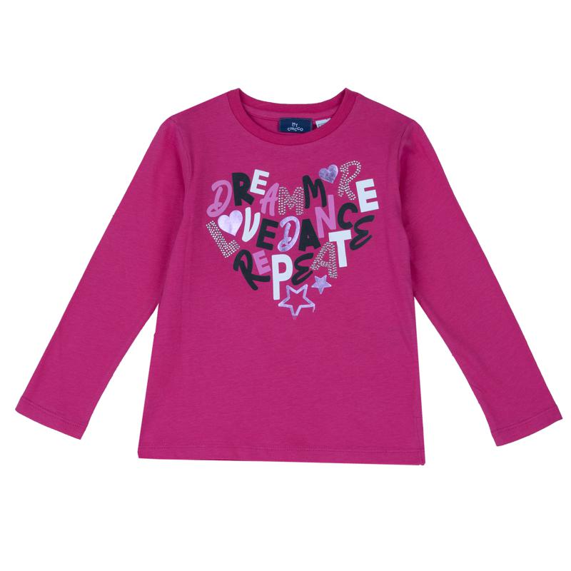 T-SHIRT LONG SLEEVE - MEDIUM PINK