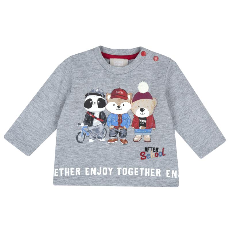 T-SHIRT LONG SLEEVE - LIGHT GREY