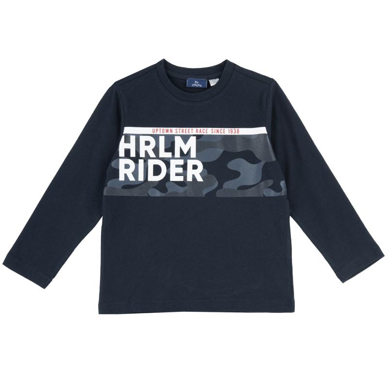 T-SHIRT LONG SLEEVE - DARK BLUE