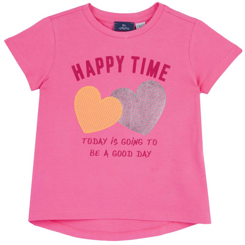 T-SHIRT SHORT SLEEVE - MEDIUM PINK