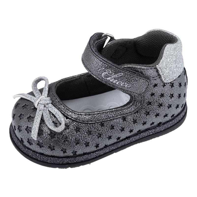 BALLET FLATS - STEEL