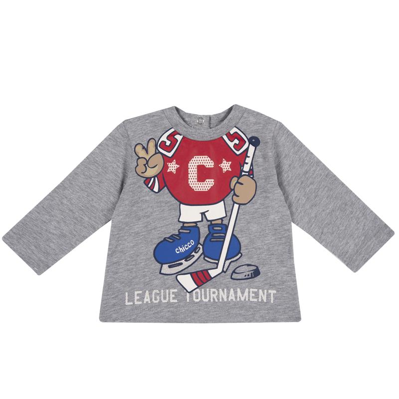 T-SHIRT LONG SLEEVE - LIGHT GREY