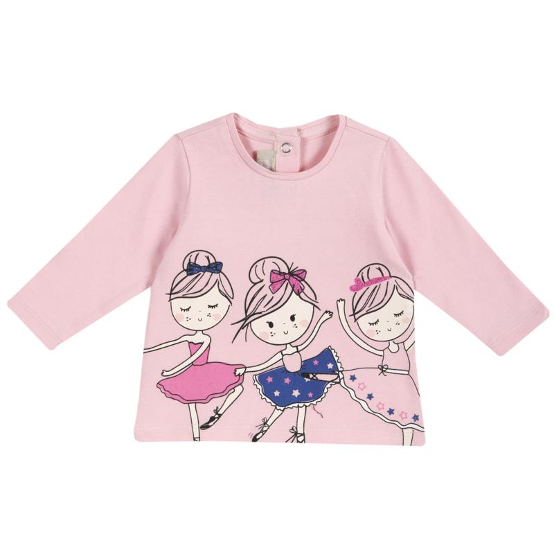 T-SHIRT LONG SLEEVE - MEDIUM PINK