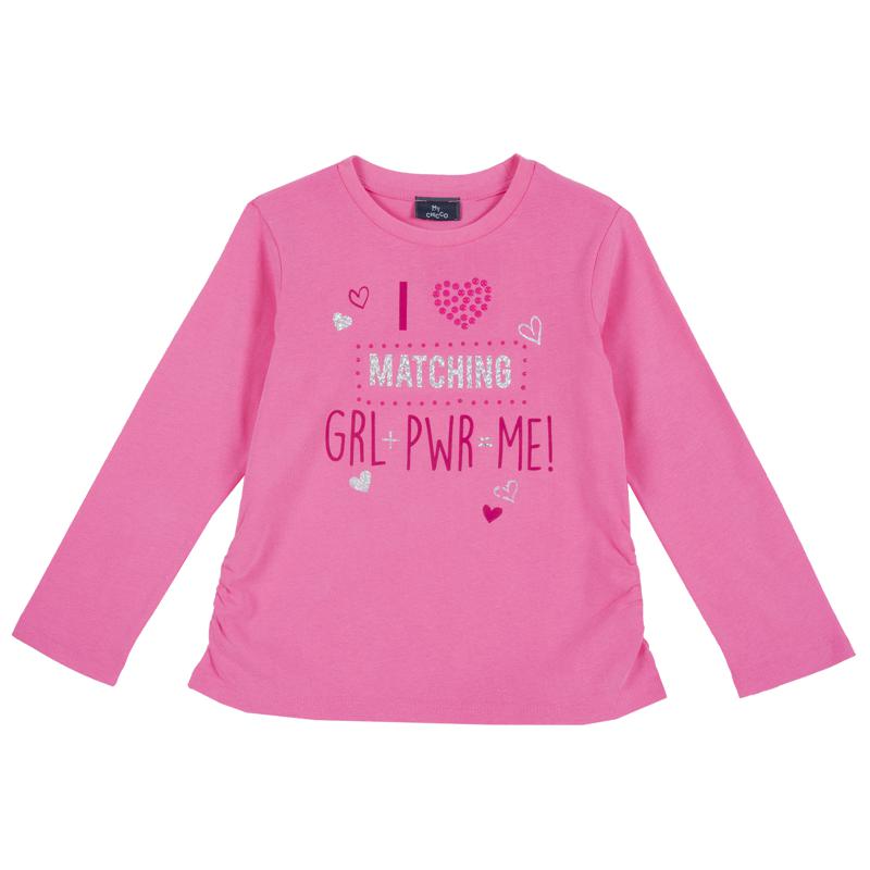 T-SHIRT LONG SLEEVE - MEDIUM PINK