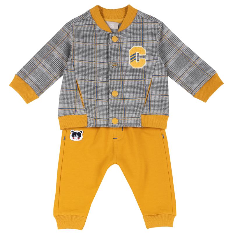 SET 2: CARDIGAN + PANTS - DARK YELLOW