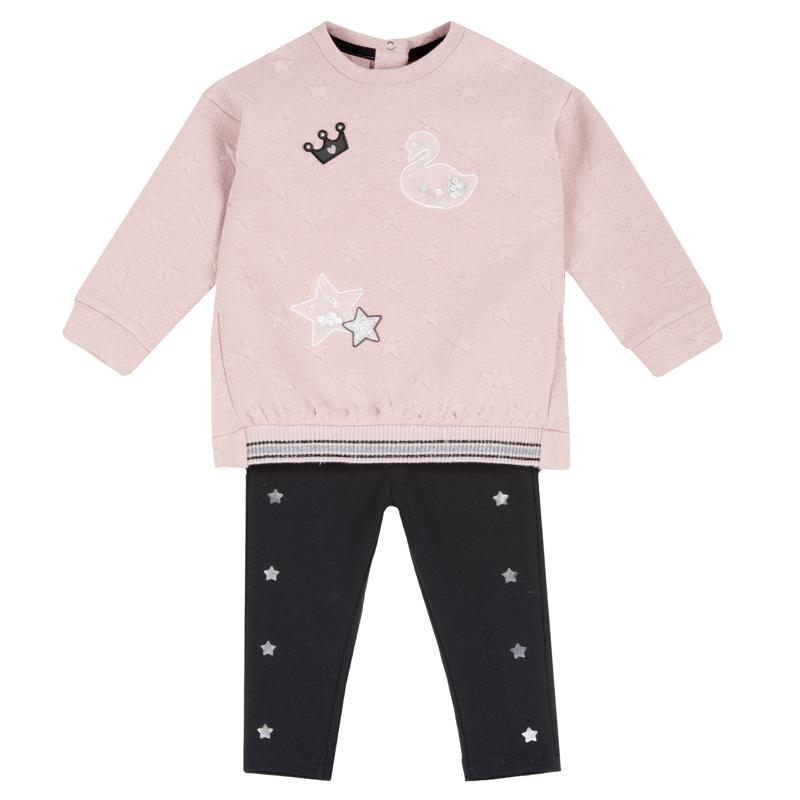 SET 2: SWEATSHIRT + LEGGINGS - BLACK