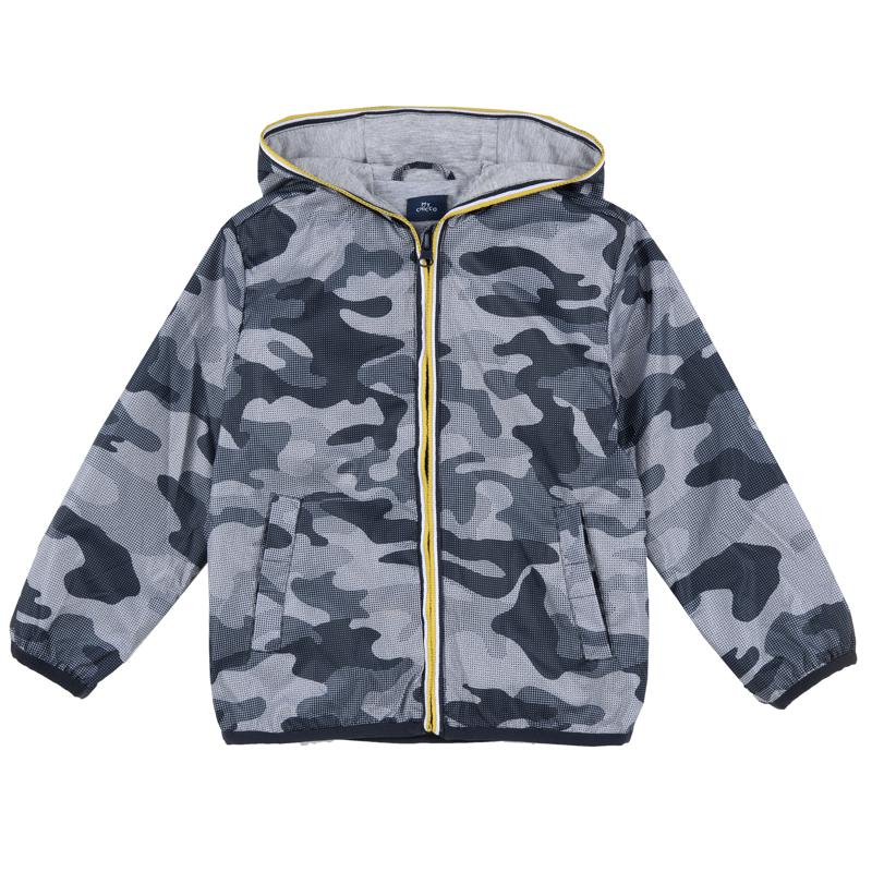 WINDBREAKER - GREY PRINTED