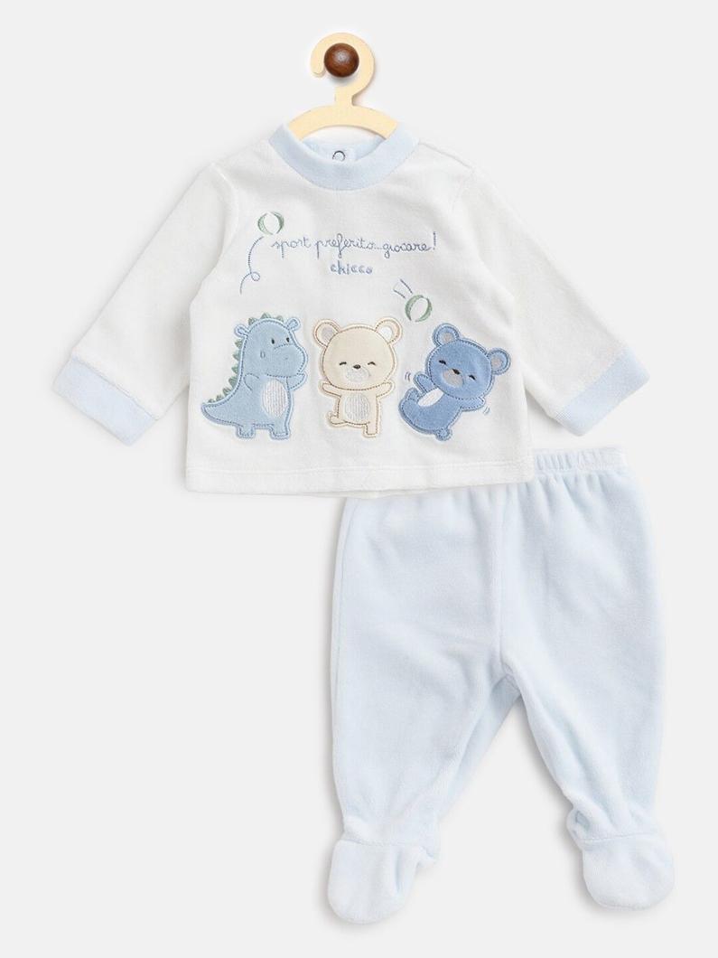 SET 2: SWEATER + PANTS - LIGHT BLUE
