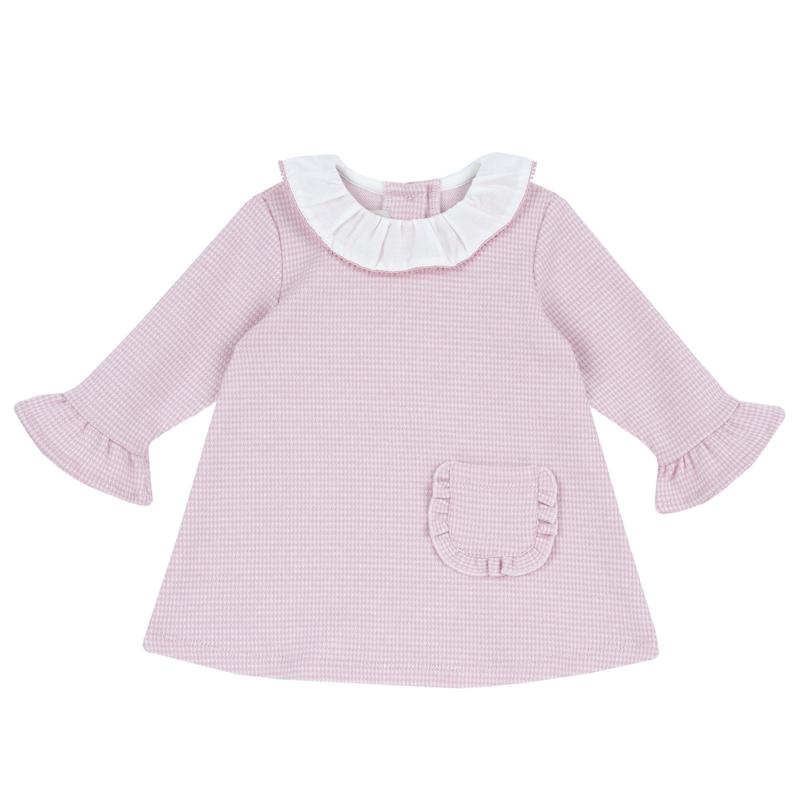 DRESS LONG SLEEVE - MEDIUM PINK