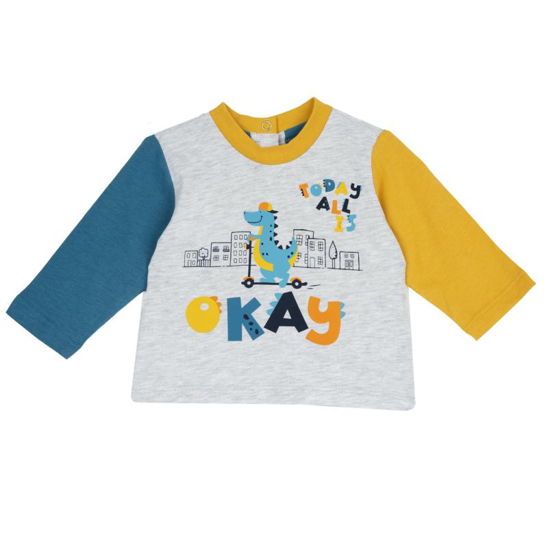T-SHIRT LONG SLEEVE - LIGHT GREY