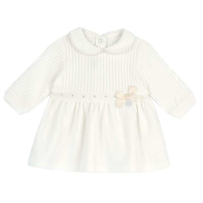 DRESS LONG SLEEVE - WHITE