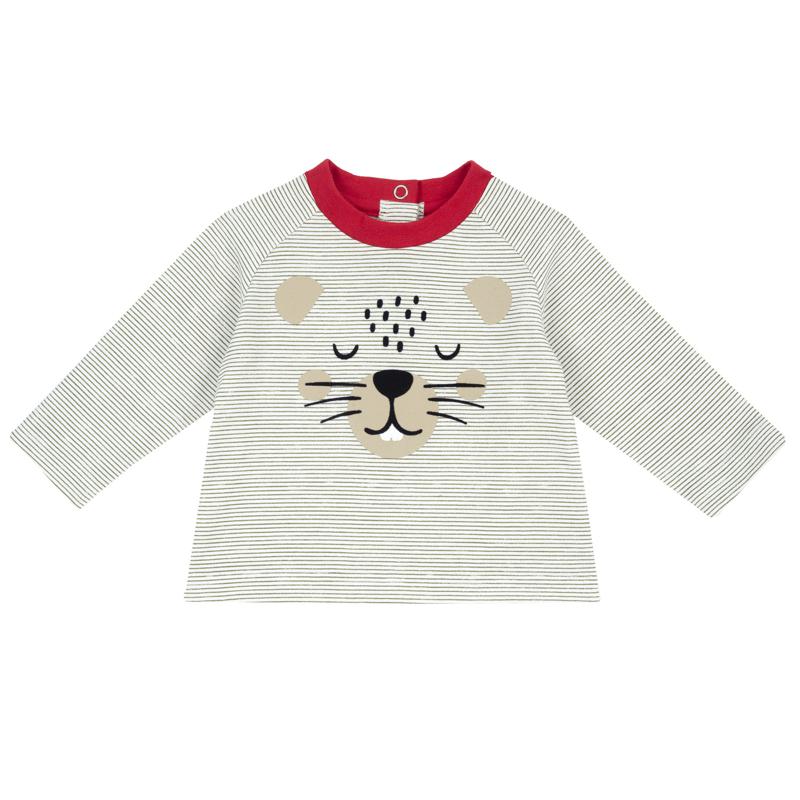 T-SHIRT LONG SLEEVE - NATURAL PRINTED