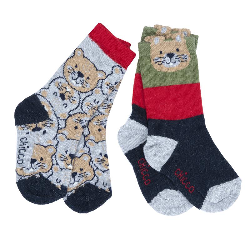 SET 2: KNEE-HIGH SOCKS - DARK BLUE