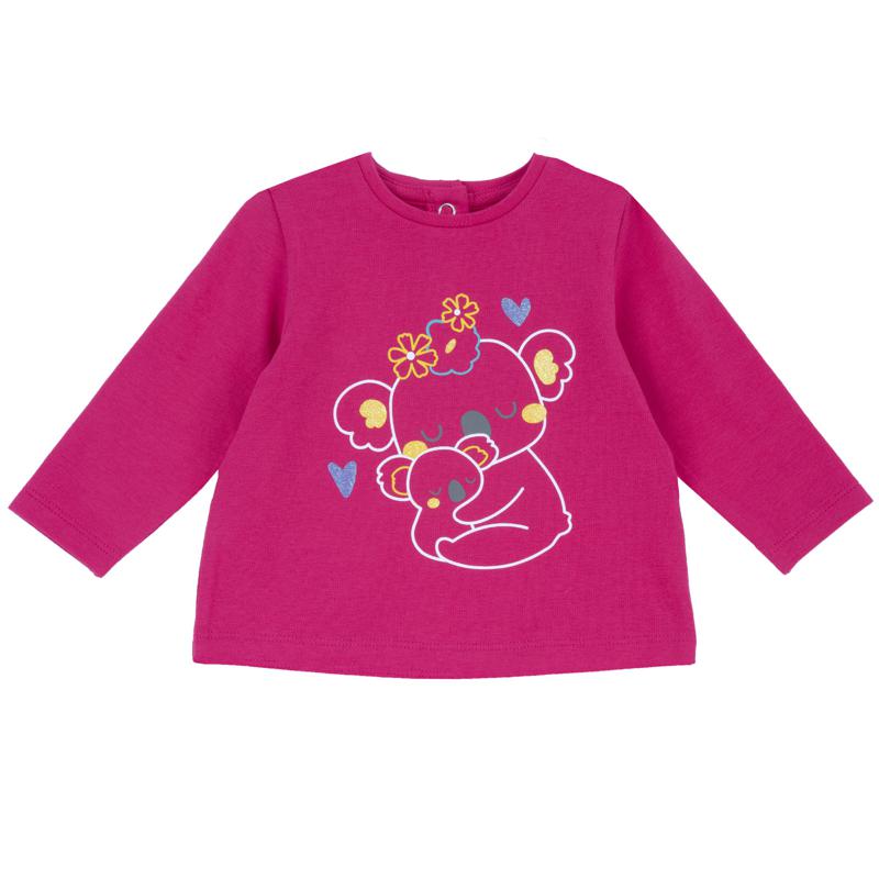 T-SHIRT LONG SLEEVE - DARK PINK