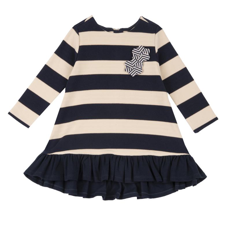DRESS LONG SLEEVE - STEEL