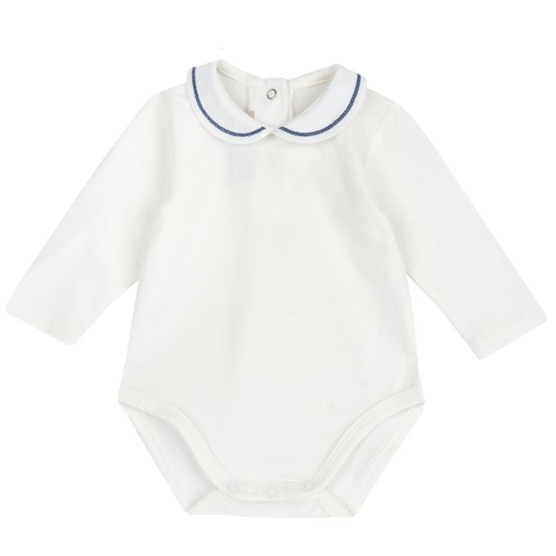 BODYSUIT LONG SLEEVE - MEDIUM BLUE