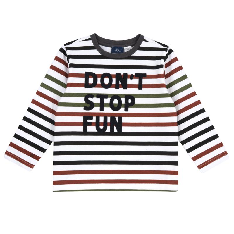 T-SHIRT LONG SLEEVE - NATURAL PRINTED