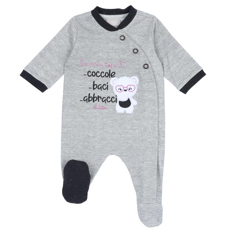 JUMPSUIT - GREY PRINTED