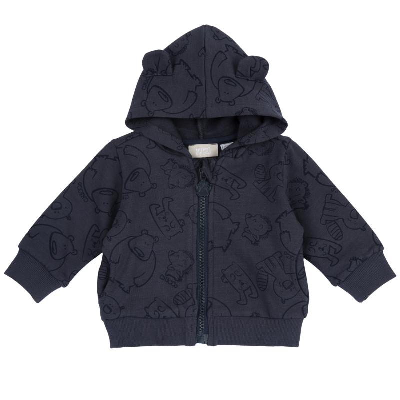 SWEATSHIRT - MEDIUM BLUE/LIGHT BLUE