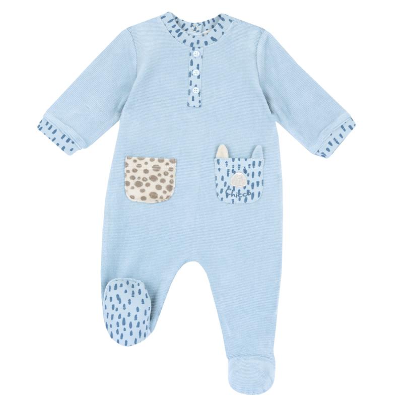 JUMPSUIT - MEDIUM BLUE/LIGHT BLUE