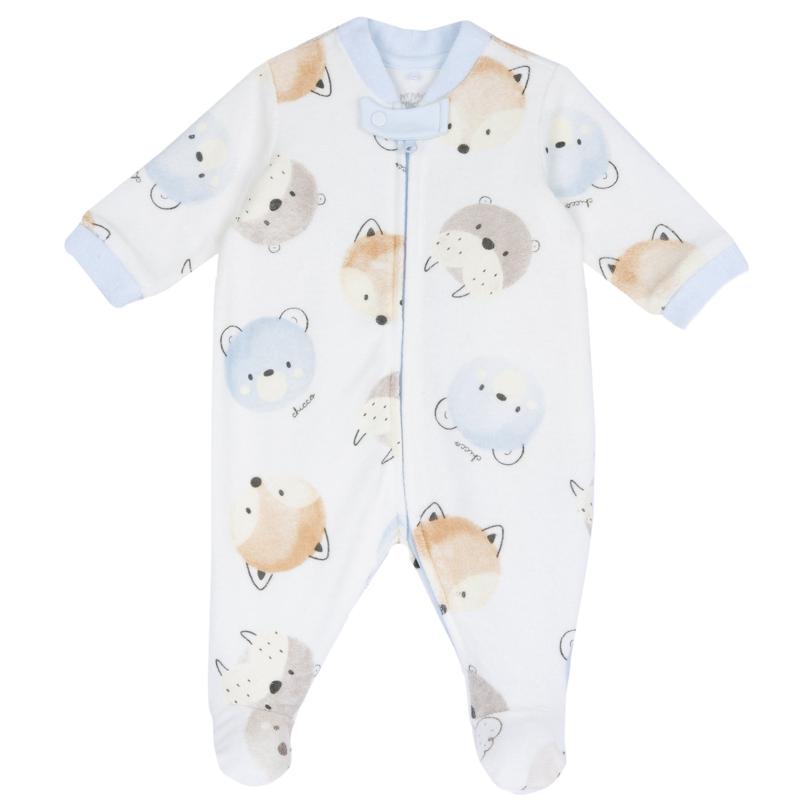 JUMPSUIT - LIGHT BLUE PRINTED