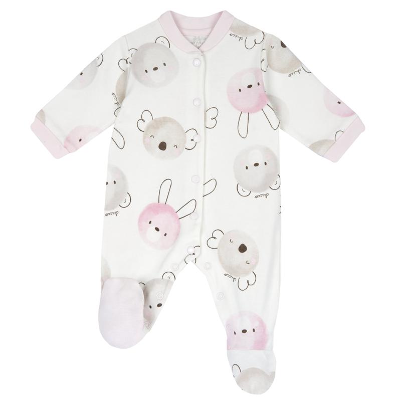 JUMPSUIT - PINK PRINTED